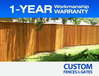 1 Year Workmanship Warranty